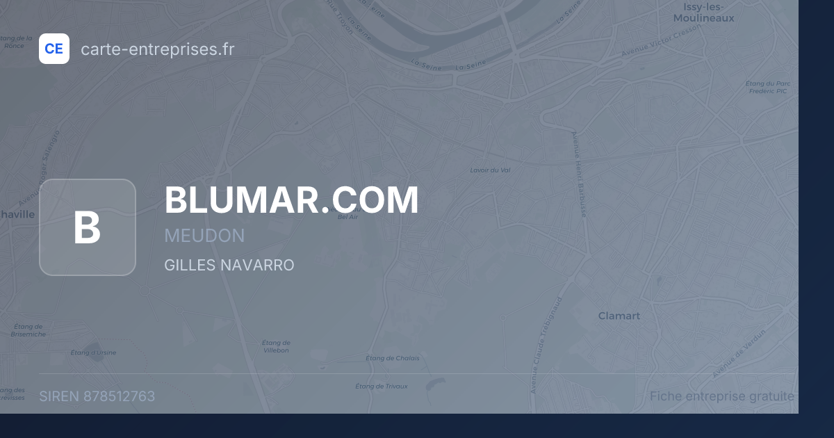 BLUMAR.COM — 878512763 — fiche entreprise