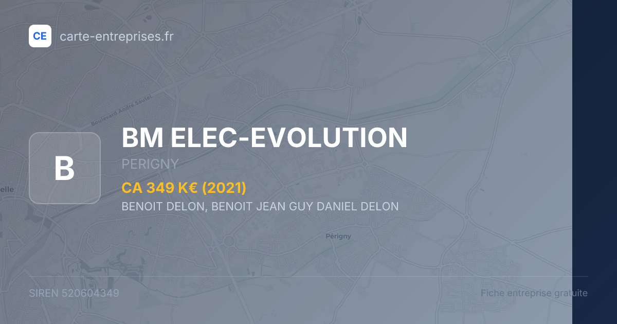 BM ELEC-EVOLUTION — 520604349 — fiche entreprise