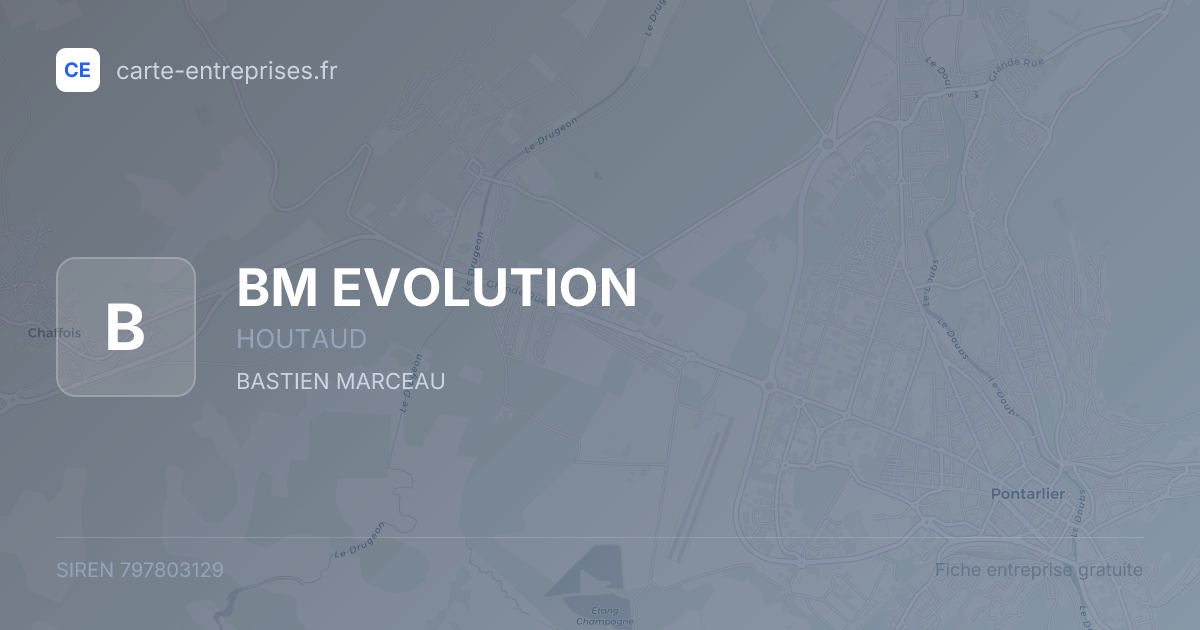 BM EVOLUTION — 797803129 — fiche entreprise