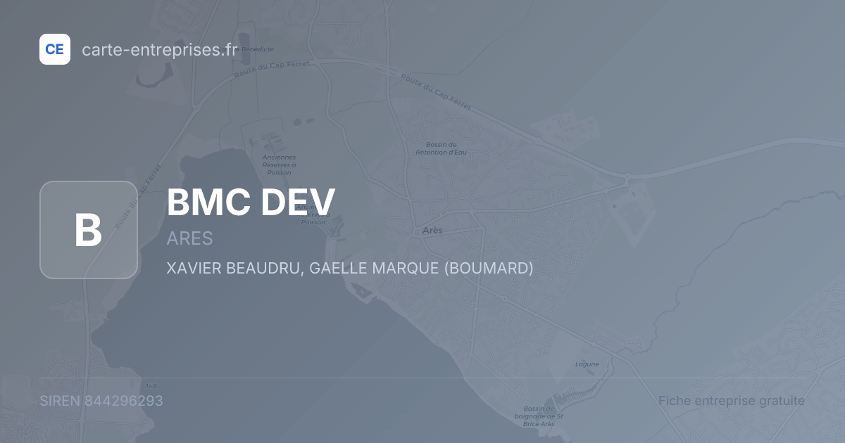 BMC DEV — 844296293 — fiche entreprise