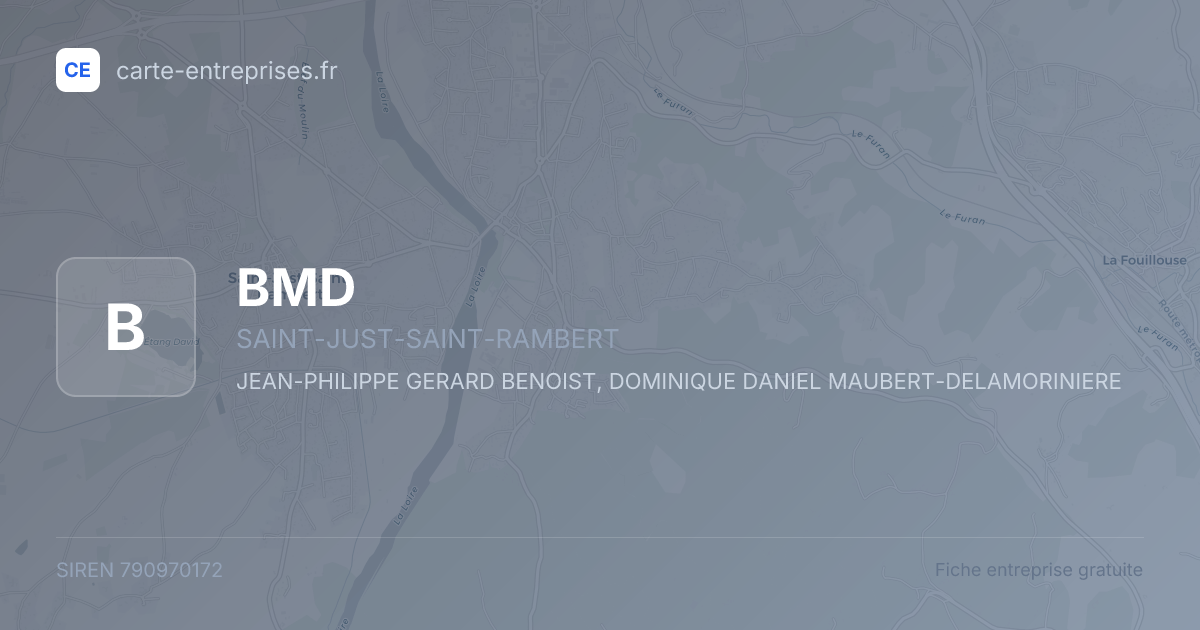 BMD — 790970172 — fiche entreprise
