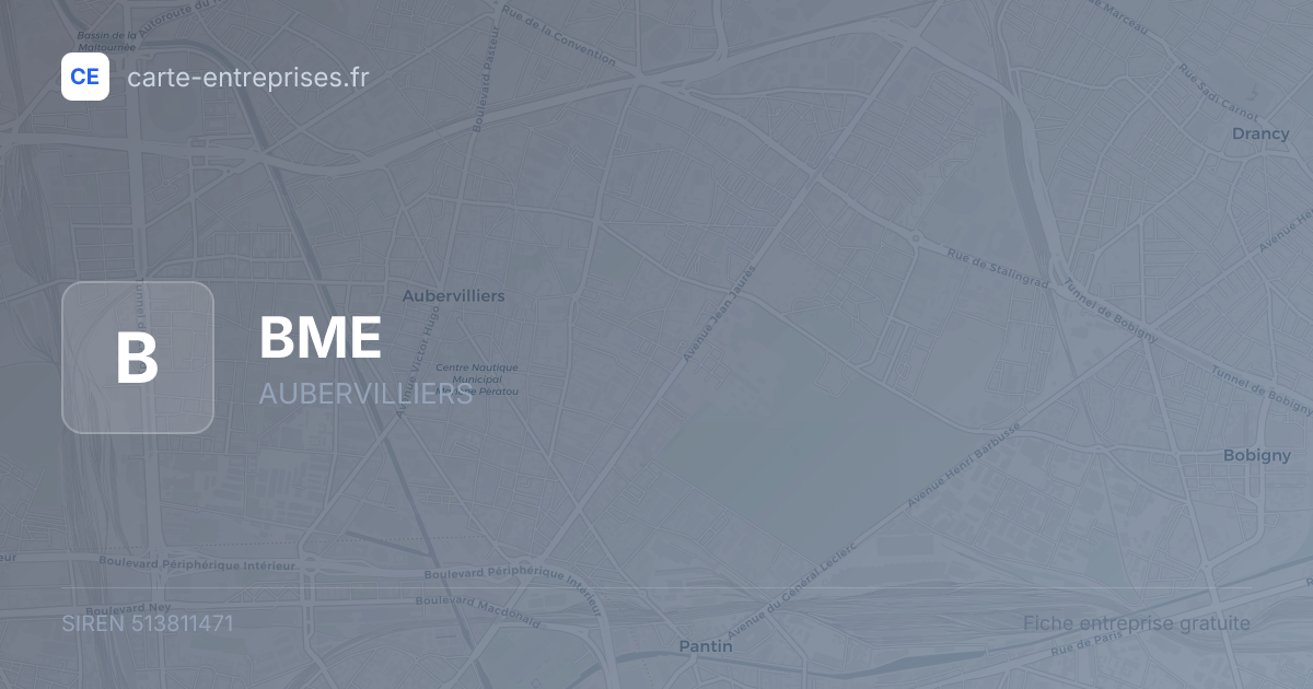 BME — 513811471 — fiche entreprise