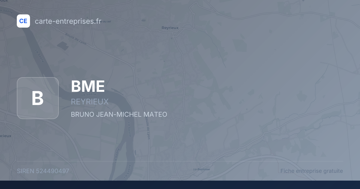 BME — 524490497 — fiche entreprise