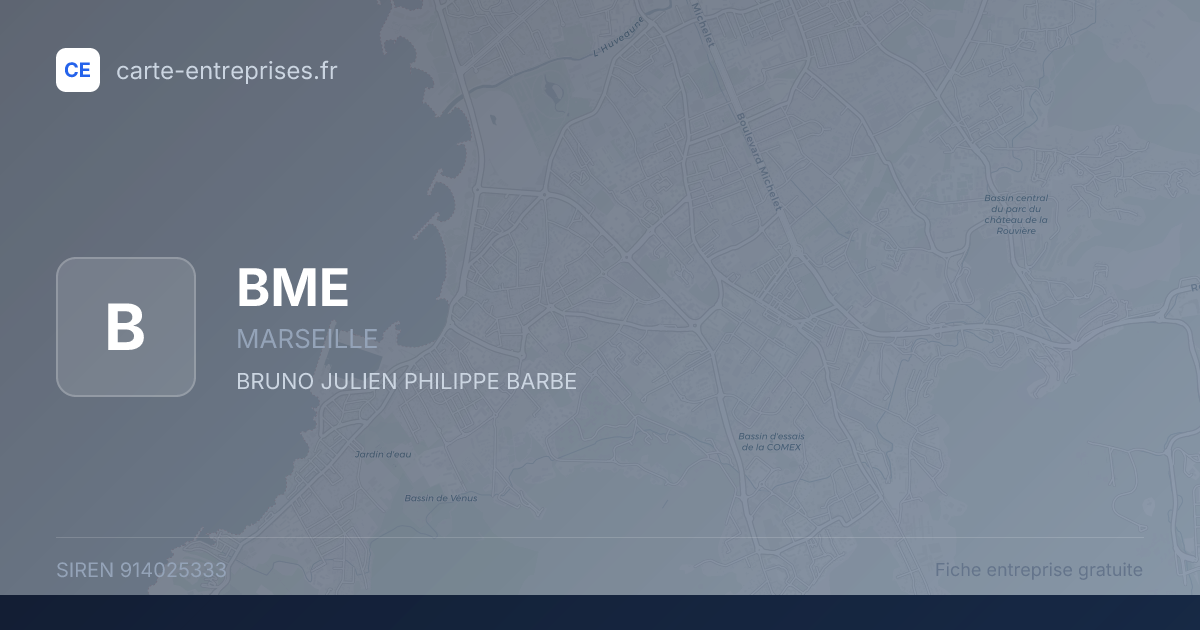 BME — 914025333 — fiche entreprise
