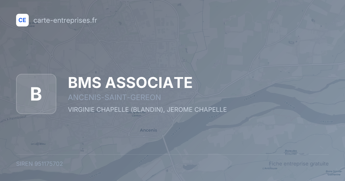 BMS ASSOCIATE — 951175702 — fiche entreprise