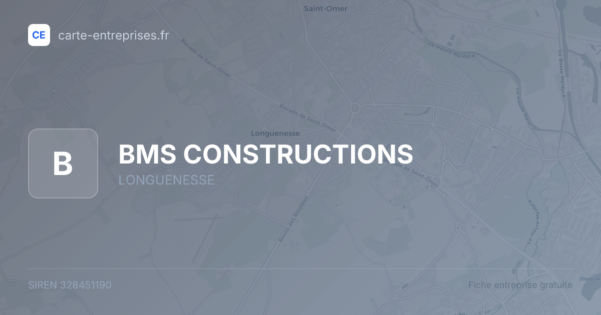 BMS CONSTRUCTIONS — 328451190 — fiche entreprise