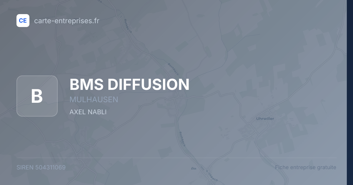 BMS DIFFUSION — 504311069 — fiche entreprise