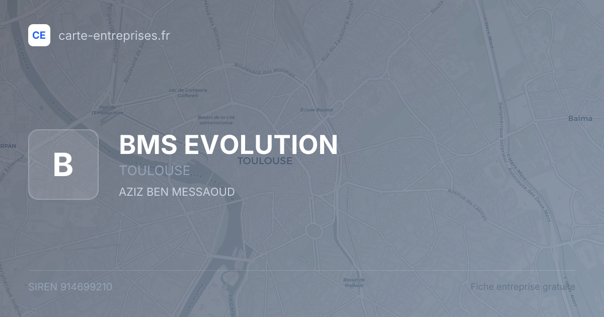 BMS EVOLUTION — 914699210 — fiche entreprise