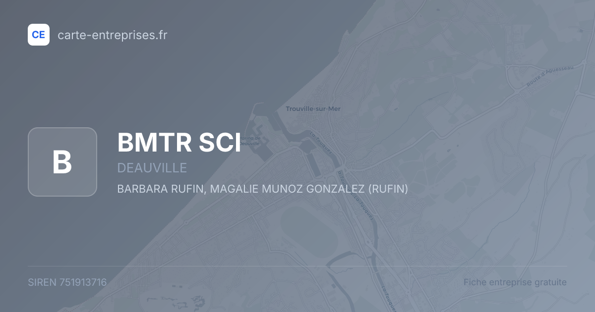 BMTR SCI — 751913716 — fiche entreprise