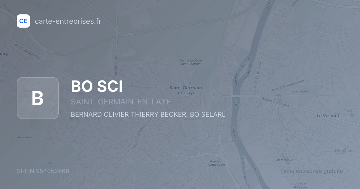 BO SCI — 954052668 — fiche entreprise
