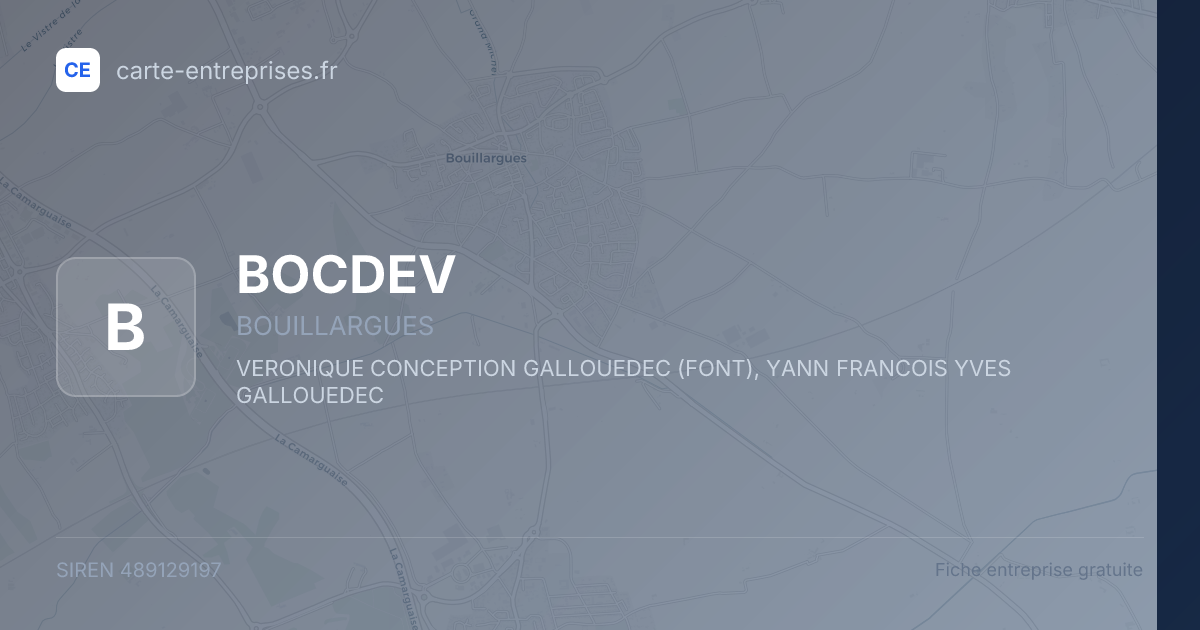 BOCDEV — 489129197 — fiche entreprise