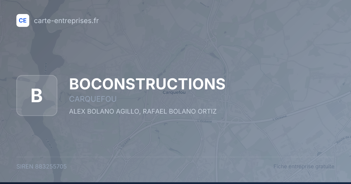BOCONSTRUCTIONS — 883255705 — fiche entreprise