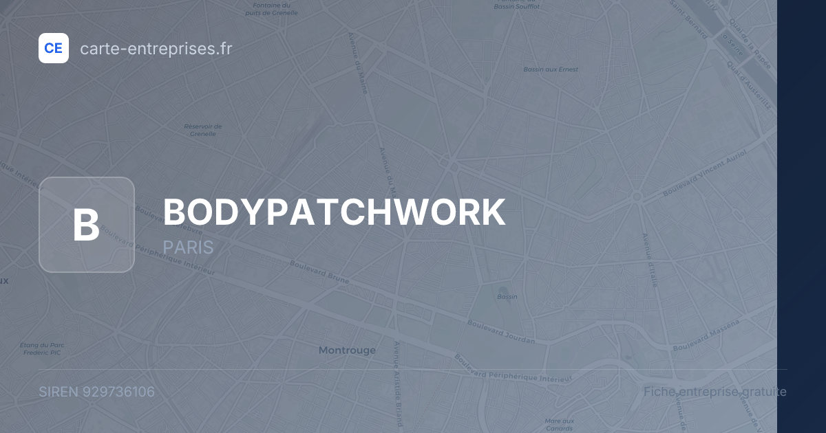 BODYPATCHWORK — 929736106 — fiche entreprise