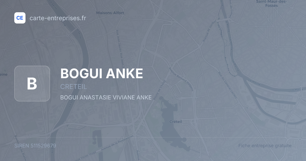 BOGUI ANKE — 511529679 — fiche entreprise