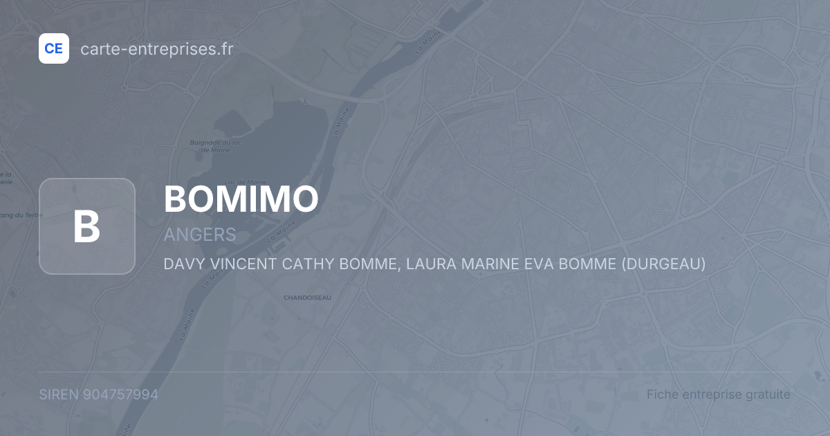 BOMIMO — 904757994 — fiche entreprise
