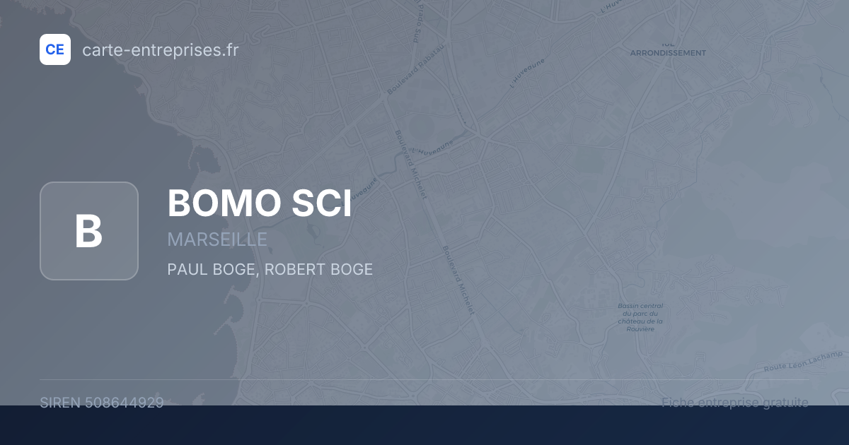 BOMO SCI — 508644929 — fiche entreprise