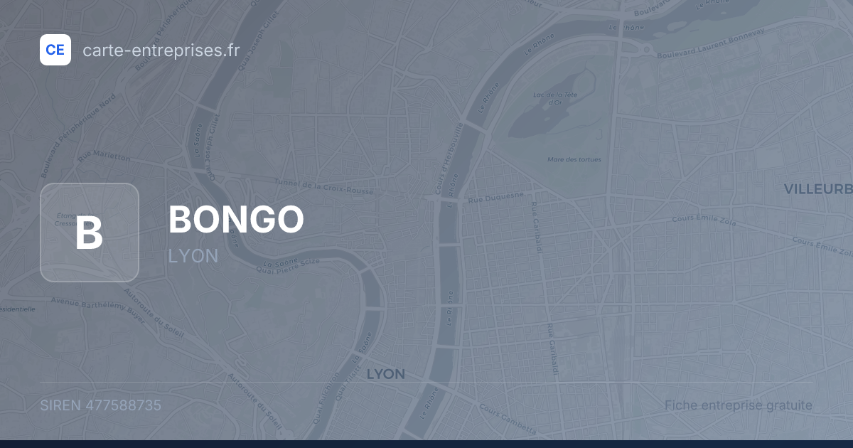 BONGO — 477588735 — fiche entreprise