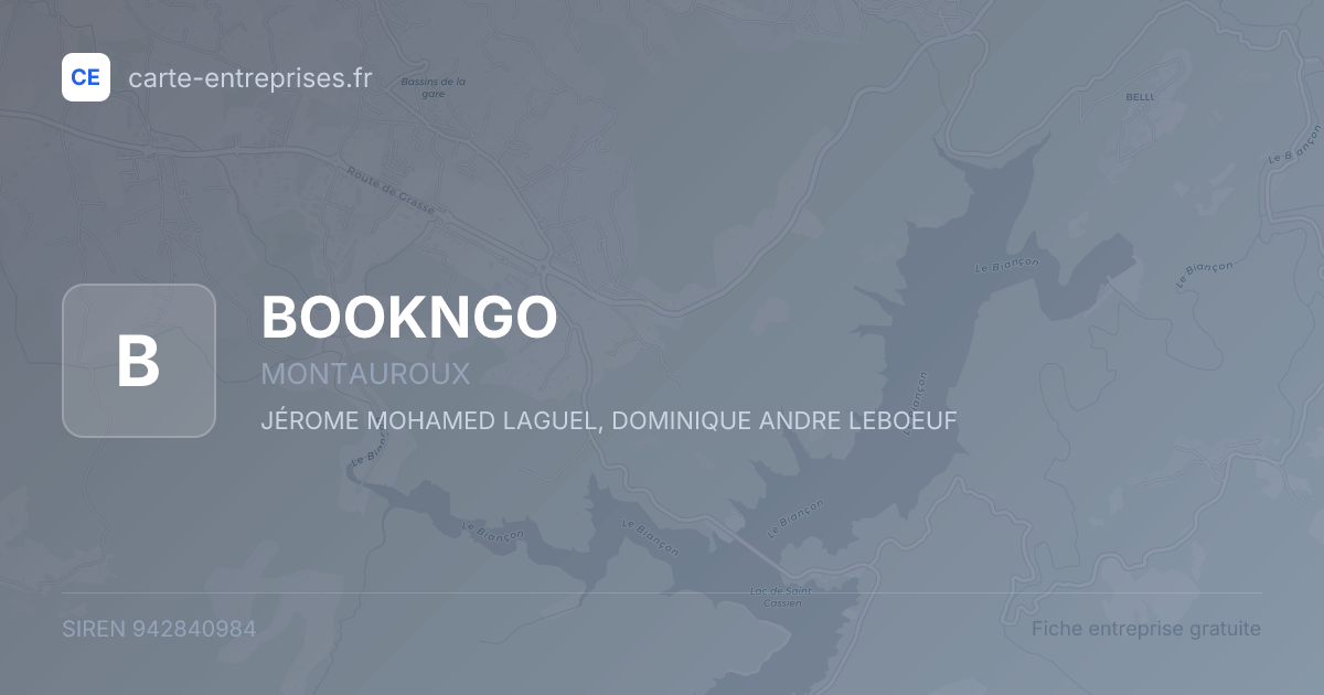 BOOKNGO — 942840984 — fiche entreprise