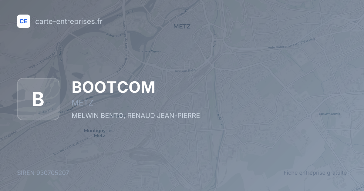 BOOTCOM — 930705207 — fiche entreprise