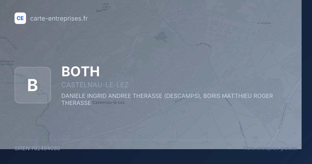 BOTH — 792494080 — fiche entreprise