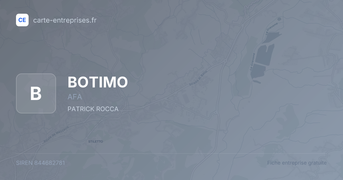 BOTIMO — 844682781 — fiche entreprise