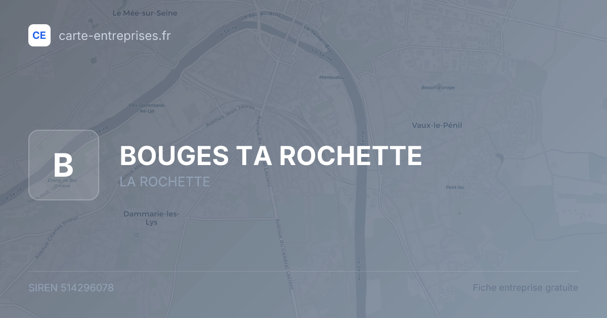 BOUGES TA ROCHETTE — 514296078 — fiche entreprise
