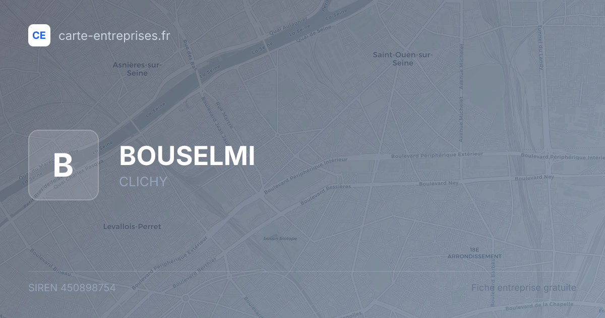 BOUSELMI — 450898754 — fiche entreprise