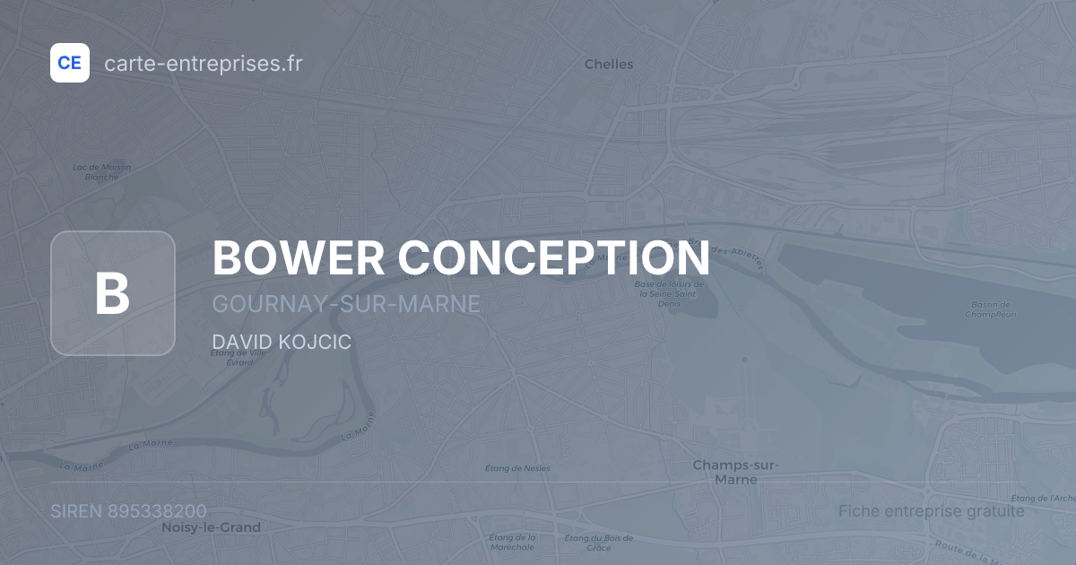 BOWER CONCEPTION — 895338200 — fiche entreprise