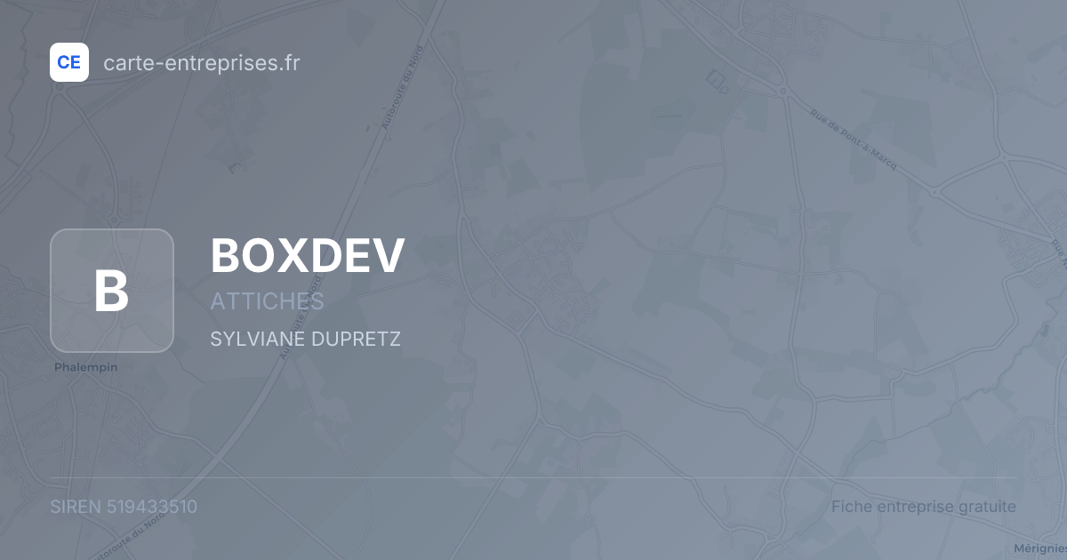 BOXDEV — 519433510 — fiche entreprise