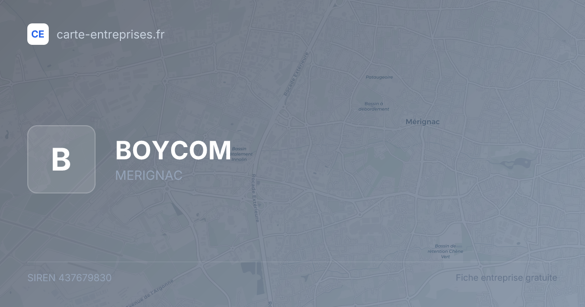 BOYCOM — 437679830 — fiche entreprise