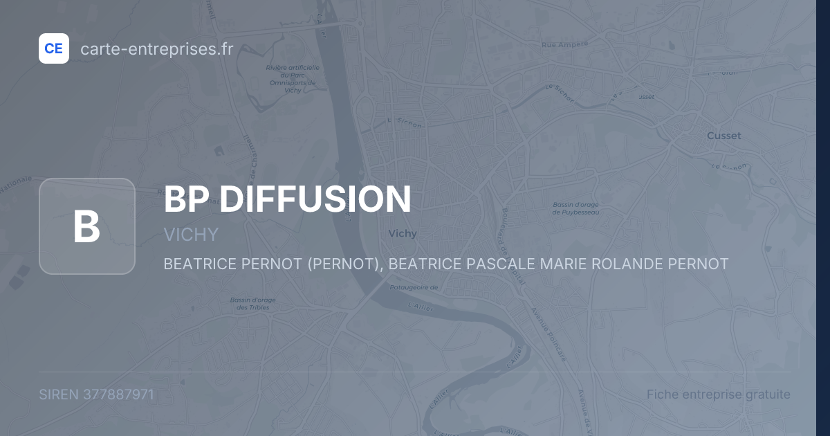 BP DIFFUSION — 377887971 — fiche entreprise