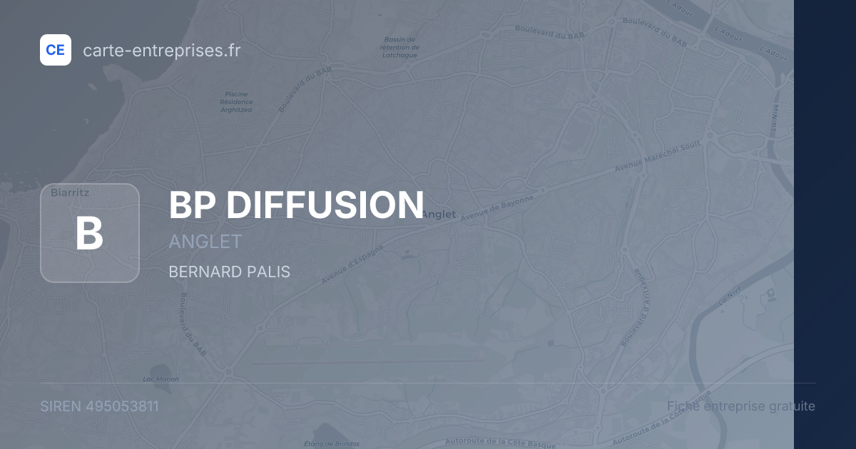 BP DIFFUSION — 495053811 — fiche entreprise