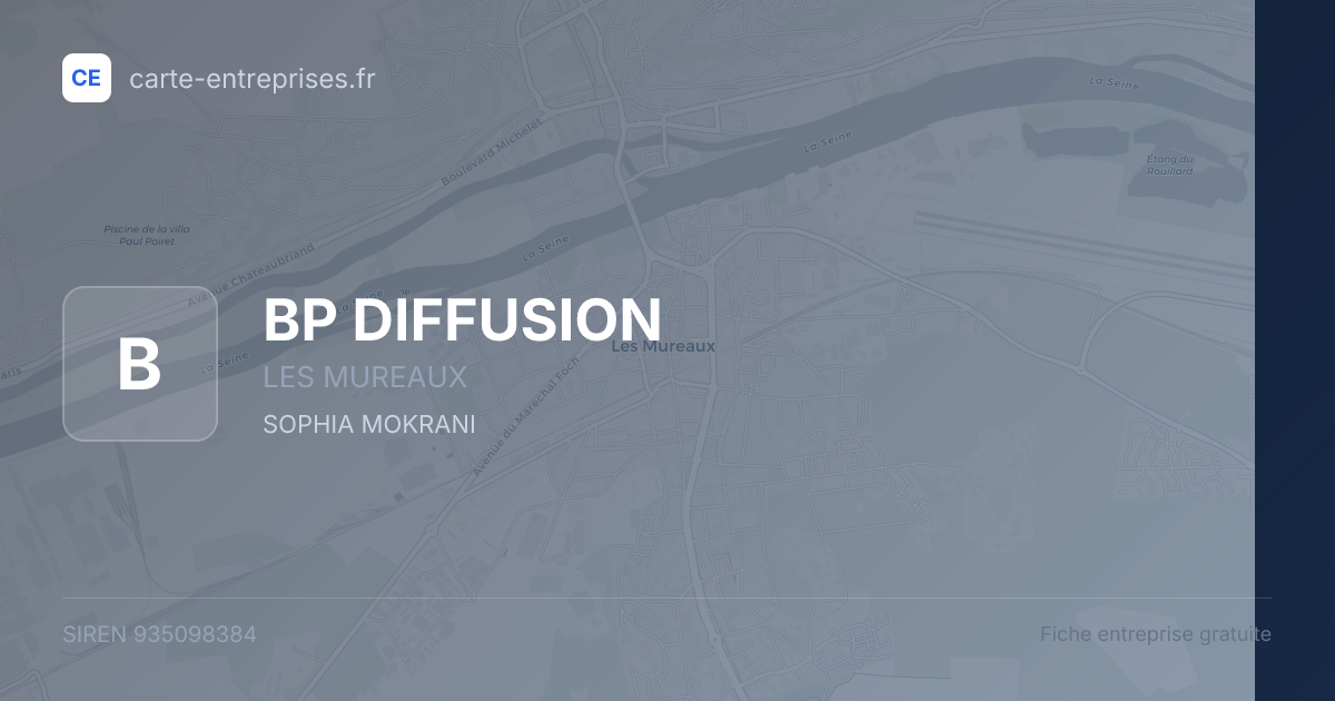 BP DIFFUSION — 935098384 — fiche entreprise