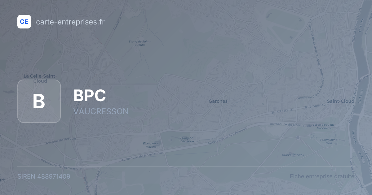 BPC — 488971409 — fiche entreprise
