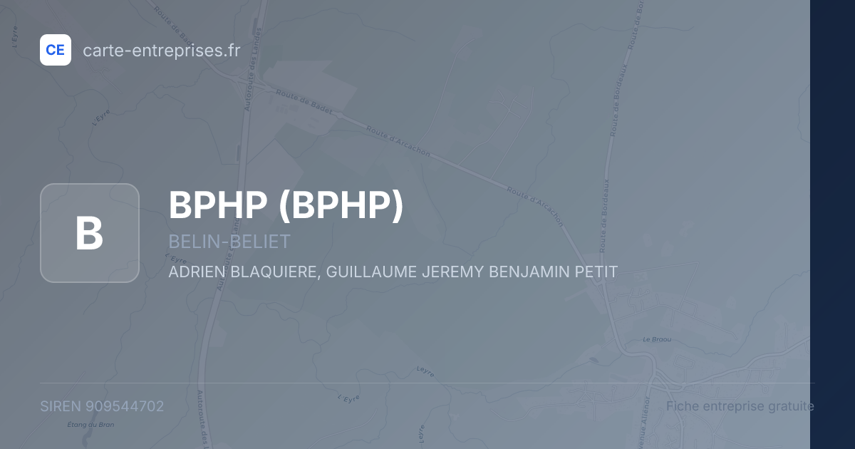 BPHP — 909544702 — fiche entreprise