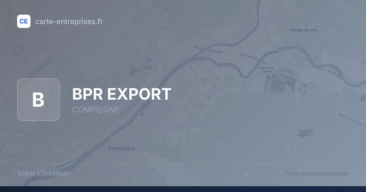 BPR EXPORT — 520949660 — fiche entreprise