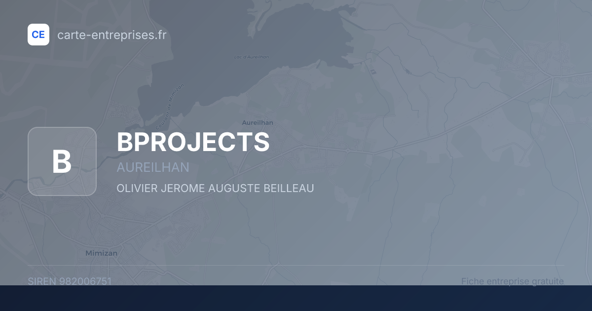 BPROJECTS — 982006751 — fiche entreprise
