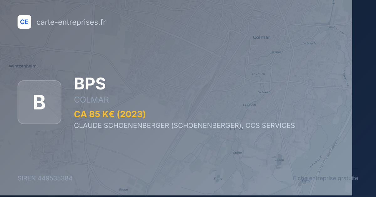 BPS — 449535384 — fiche entreprise