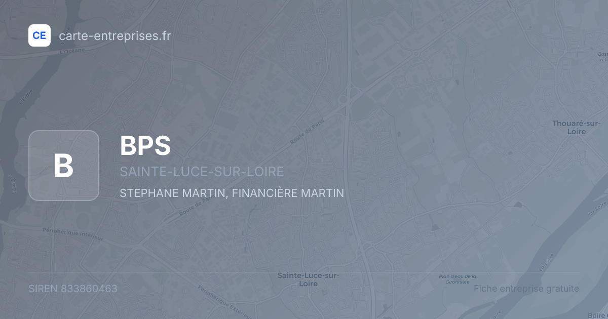 BPS — 833860463 — fiche entreprise