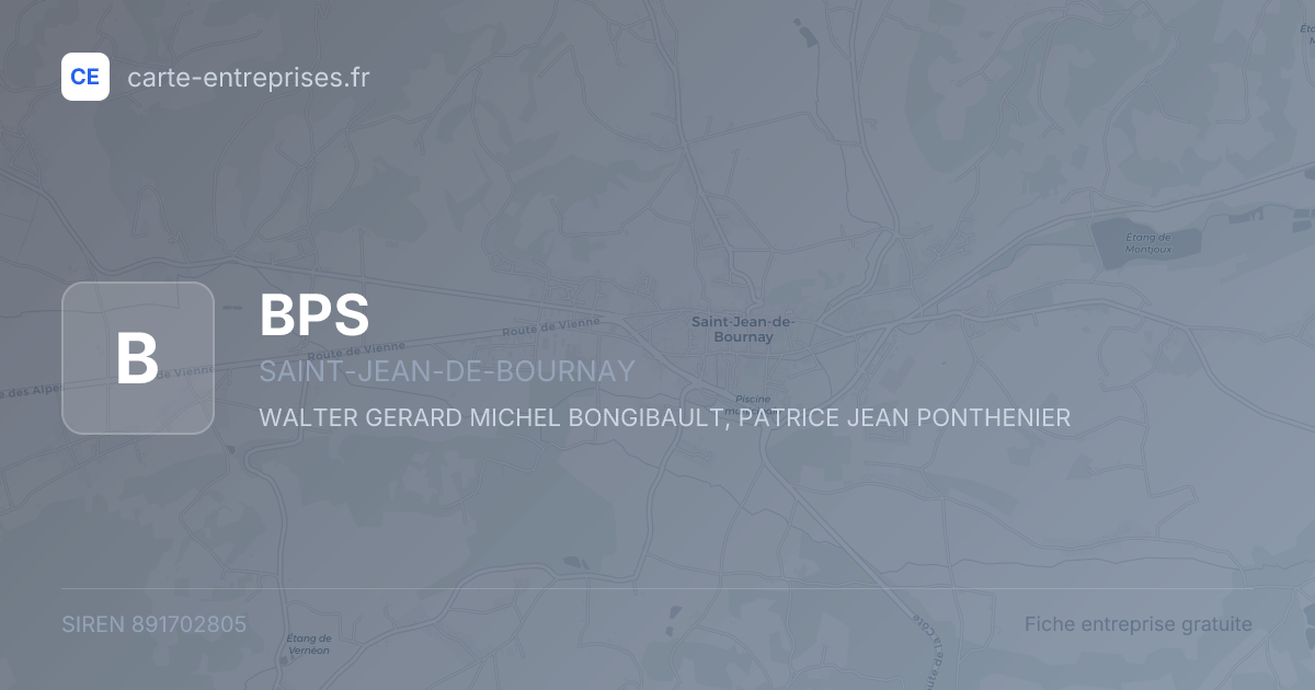 BPS — 891702805 — fiche entreprise
