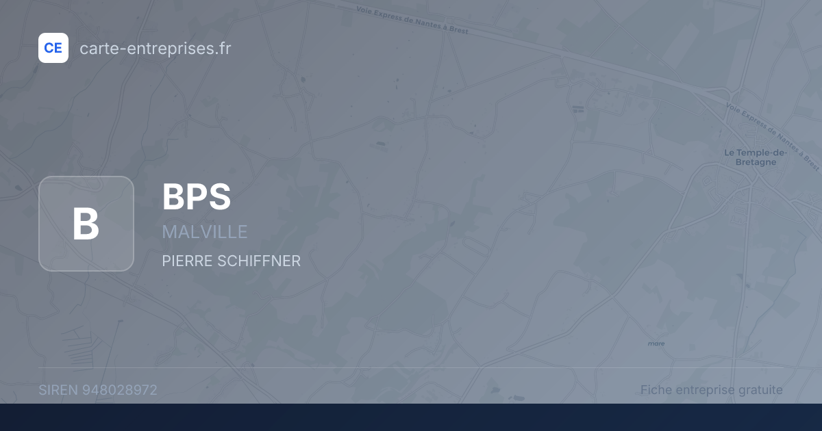 BPS — 948028972 — fiche entreprise