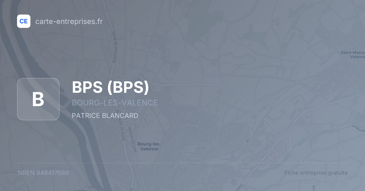 BPS — 948417688 — fiche entreprise