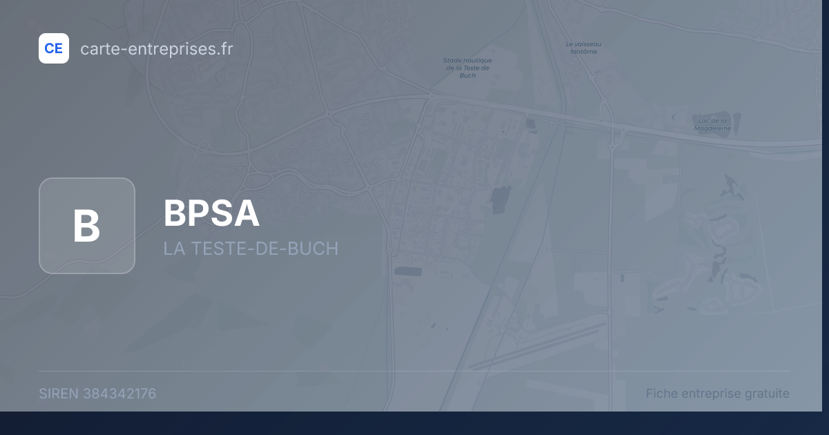 BPSA — 384342176 — fiche entreprise