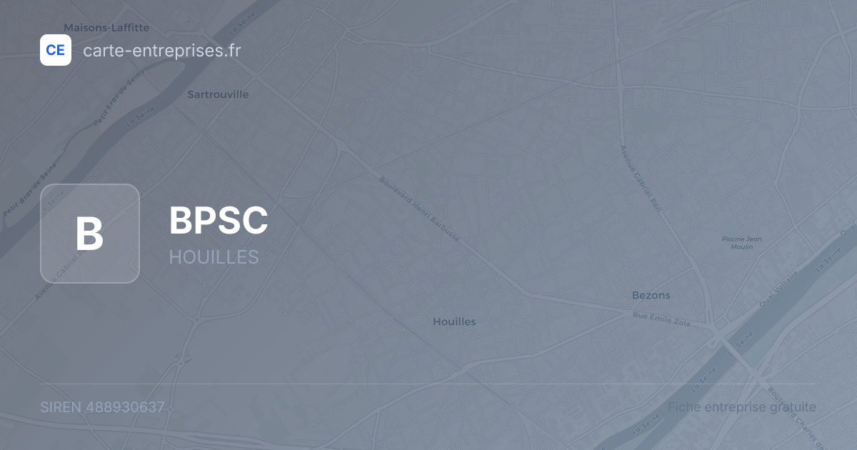 BPSC — 488930637 — fiche entreprise