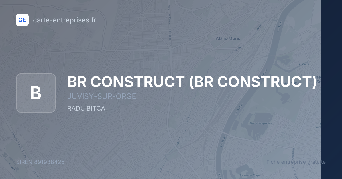 BR CONSTRUCT — 891938425 — fiche entreprise