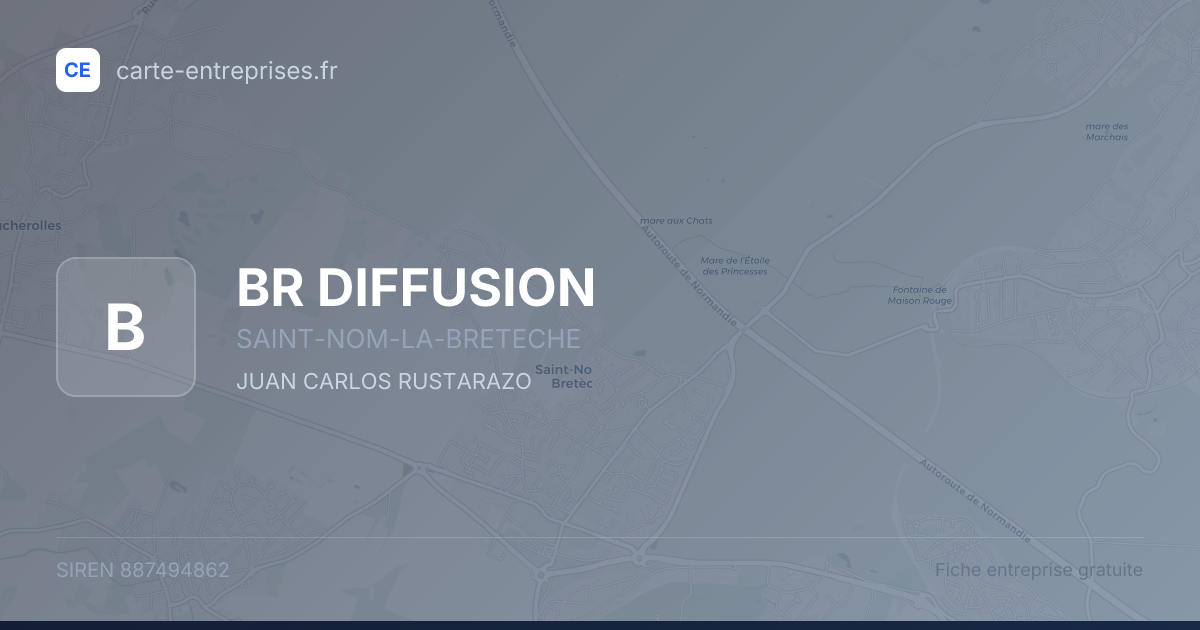 BR DIFFUSION — 887494862 — fiche entreprise