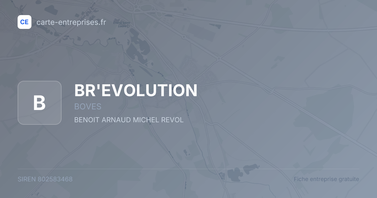 BR'EVOLUTION — 802583468 — fiche entreprise