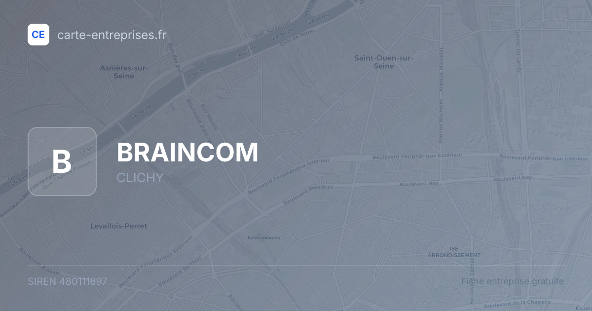 BRAINCOM — 480111897 — fiche entreprise