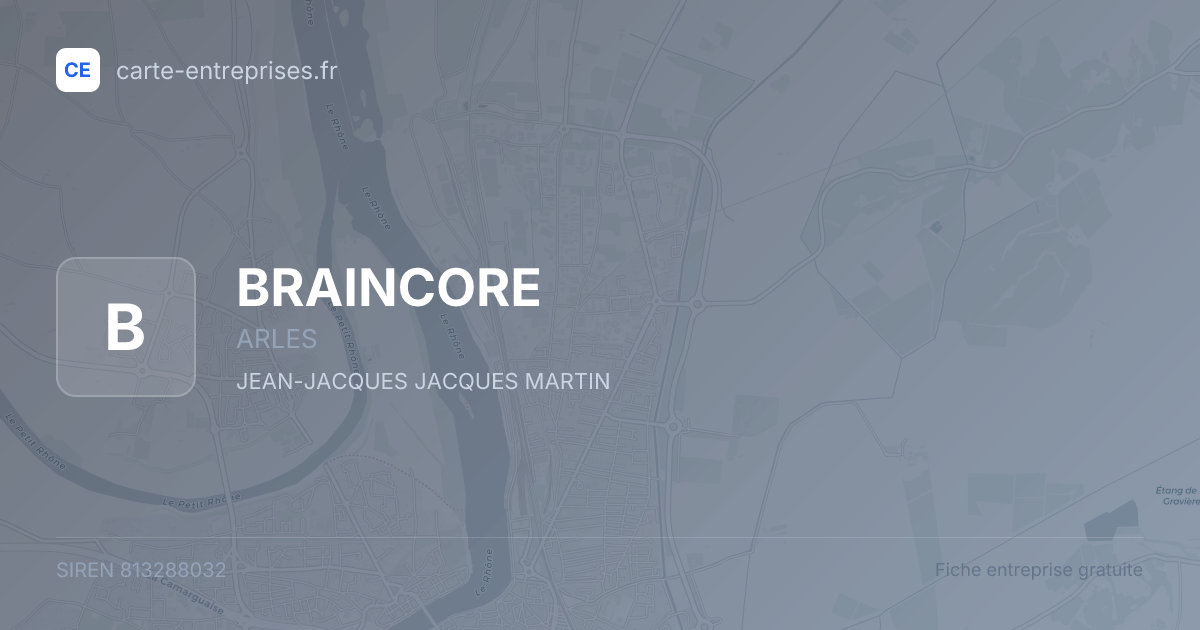 BRAINCORE — 813288032 — fiche entreprise