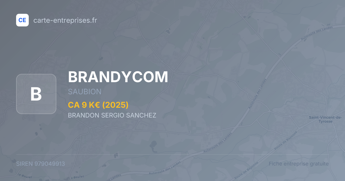 BRANDYCOM — 979049913 — fiche entreprise